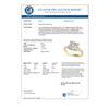 Image 3 : 2 CTW Certified VS/SI Diamond Solitaire Halo Ring 18K Yellow Gold - REF-430M2F - 26834