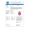 Image 3 : 14.15 CTW Ruby & Diamond Necklace 18K White Gold - REF-168Y2X - 14286