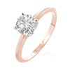 2.0 CTW Certified VS/SI Diamond Solitaire Ring 18K 2-Tone Gold - REF-840H3M - 13541