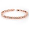 1.0 CTW Certified VS/SI Diamond Bracelet 10K Rose Gold - REF-87X5R - 10732