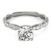1.15 CTW Certified VS/SI Diamond Solitaire Ring 18K White Gold - REF-186N9A - 27474