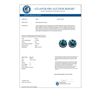 Image 3 : 2.50 CTW Certified Intense Blue SI Diamond Solitaire Stud Earrings 10K Rose Gold - REF-279M2F - 3310