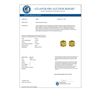 Image 3 : 1 CTW Certified Intense Yellow SI Diamond Solitaire Stud Earrings 10K Yellow Gold - REF-116A3V - 330