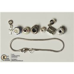 #13-STERLING SILVER PERSONA STYLE 7 BEAD SET