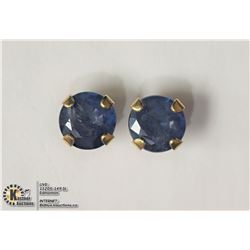 #43-14KT YELLOW GOLD BLUE SAPPHIRE(1.20CT)