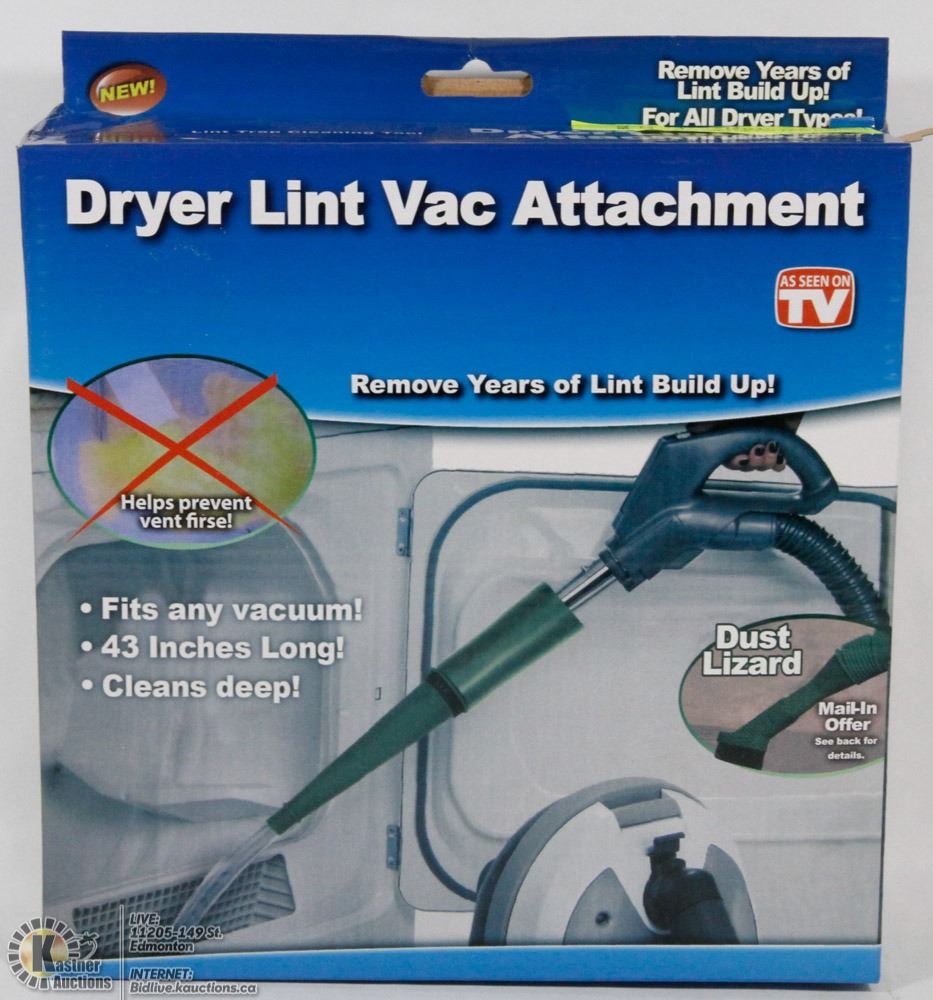 NEW 43" LONG DRYER LINT VAC ATTACHMENT