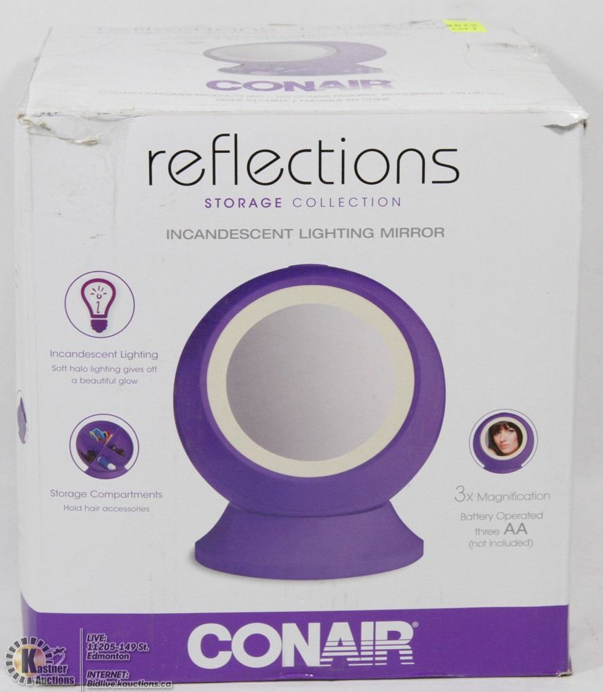 CONAIR REFLECTIONS INCANDESCENT LIGHTING MIRROR