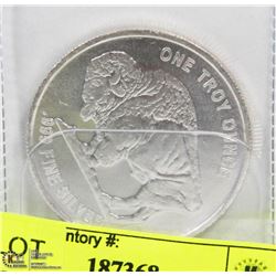 TROY OUNCE.999 SILVER BUFFALO COIN