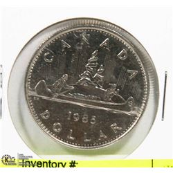 1985 CANADIAN DOLLAR COIN.