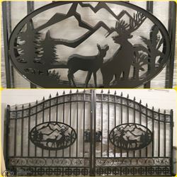 FEATURED ITEM: NEW 14' DEER SCENE ACREAGE GATES