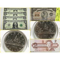 FEATURED ITEMS: CURRENCY, COINS AND BULLIONS