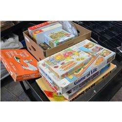 LOT OF BOARD GAMES AND PUZZLES