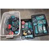Image 1 : 3 TOTES OF MAKITA CORDLESS TOOLS