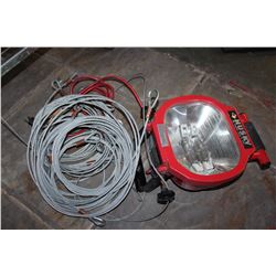 HUSKY SHOP LIGHT AND WIRE CABLES