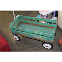COUNTRY STYLE WOOD WAGON