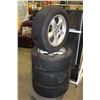 Image 1 : SET OF FOUR BMW 255 55R18 INCH TIRES