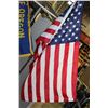 Image 3 : AMERICAN FLAG ON STAND AND OTHER FLAG