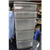 Image 1 : 5 DRAWER PLASTIC ORGANIZER