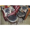 Image 1 : PAIR OF MODERN BAR STOOLS