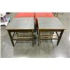 Image 1 : TWO STONE TOP ENDTABLES