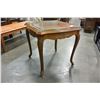 Image 2 : WOOD GLASS TOP ENDTABLE