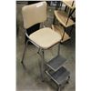 Image 2 : VINTAGE STYLE STEP STOOL CHAIR