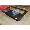 Image 1 : GLASSTOP 2 TIER COFFEE TABLE