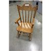 Image 1 : SMALL OAK ROCKER