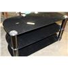 Image 2 : SONAX 3 TIER GLASS ENTERTAINMENT STAND
