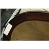 Image 2 : MAHOGANY FRAMED BEVELLED OVAL WALL MIRROR