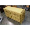 Image 2 : WICKER 6 DRAWER DRESSER