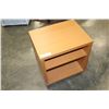 Image 1 : MAPLE OFFICE SHELF ON WHEELS