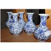 Image 1 : LOT OF BLUE AND WHITE EASTERN VASES