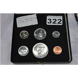 ROYAL CANADIAN MINT SILVER DOLLAR SET 1967