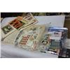 Image 1 : LOT SPORTS CARDS AND COLLECTIBLE STAMPS AND PAPER PRODUCT