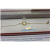 Image 2 : 10 TO 14KT YELLOW GOLD GENUINE GREEN AMETHYST AND WHITE SAPPHIRE BRACELET WITH APPRAISEL $1600.00