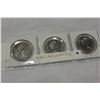 Image 2 : LOT OF THREE ONE DOLLAR SILVER COINS 85 AND 86 AND 87
