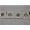Image 2 : LOT OF FOUR 25 CENT SILVER COINS 60 AND 61 AND 62 AND 63