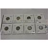 Image 1 : LOT OF 8 1967 TEN CENT COINS UNCIRCULATED