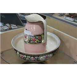 CROWN DEVON ROYAL KEW JUG AND BOWL