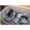 Image 1 : SILVER SONY PS2 ADN TWO CONTROLLERS