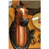 Image 2 : WALL MOUNTED HORSE HEAD AND ANIMAL SKIN DRUM AND TURTLE LIGHT