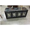Image 1 : THREE PIECES INLAID MOTHER OF PEARL BLACK LACQUER UNITS