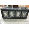 Image 2 : THREE PIECES INLAID MOTHER OF PEARL BLACK LACQUER UNITS