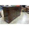 Image 2 : NEW CHERRY FINISH AVENZA 6 DRAWER DRESSER WITH MIRROR, RETAIL $899