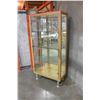 Image 2 : MAPLE AND GLASS DISPLAY CABINET