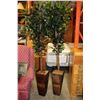 Image 1 : TWO ARTIFICAL TREES