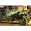 Image 2 : CANVAS PANTHER PAINTING