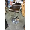 Image 1 : CHROME AND BENTWOOD GAS LIFT BAR STOOL