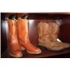 Image 1 : TWO PAIR OF LEATHER BOOTS